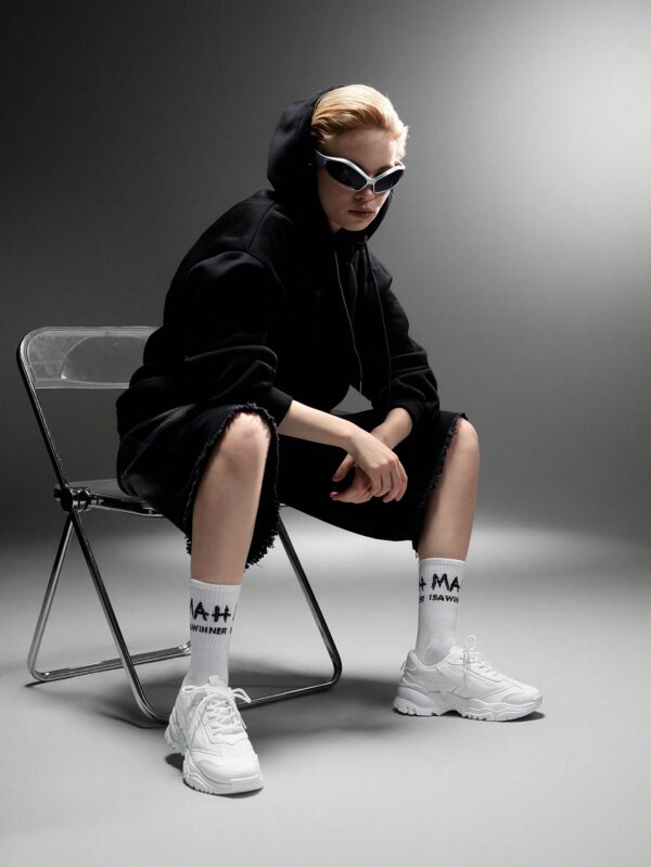 Zapatillas Deportivas Chunky de Malla Blanca con Cordones - Image 24