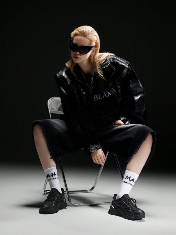 Zapatillas Deportivas Chunky de Malla Blanca con Cordones - Image 7