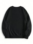 Sudadera Casual de Mujer con Estampado de Letras y Manga Larga