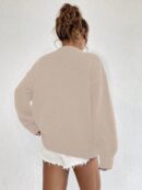 Sweater Casual de Mujer con Manga Larga y Cuello Redondo