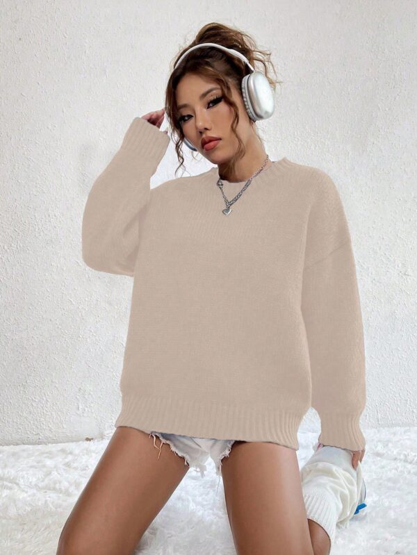 Sweater Casual de Mujer con Manga Larga y Cuello Redondo - Image 66