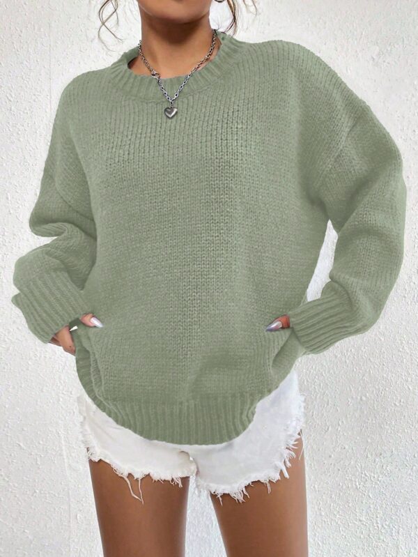 Sweater Casual de Mujer con Manga Larga y Cuello Redondo - Image 50
