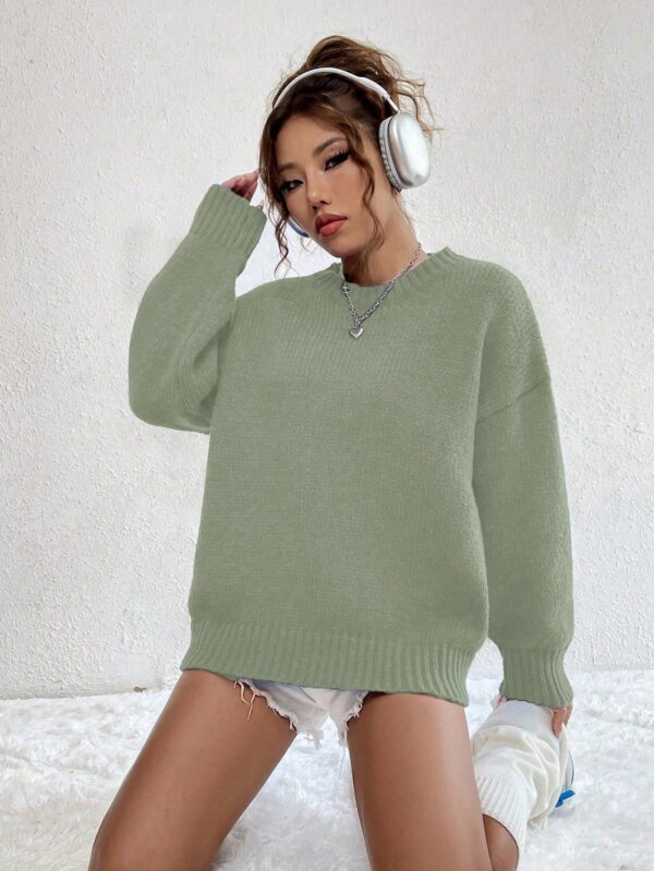 Sweater Casual de Mujer con Manga Larga y Cuello Redondo - Image 54