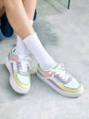 Zapatillas Casuales de Plataforma Impermeable con Cordones