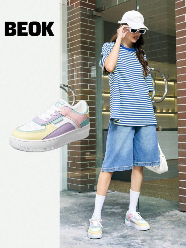 Zapatillas Casuales de Plataforma Impermeable con Cordones - Image 20