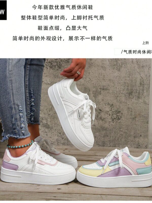 Zapatillas Casuales de Plataforma Impermeable con Cordones - Image 22