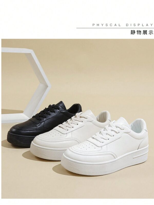 Zapatillas Casuales de Plataforma Impermeable con Cordones - Image 11