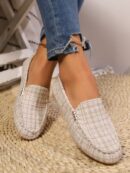 Mocasines de Lona Ligera en Talla Grande para Mujer