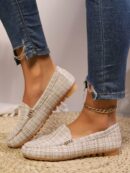 Mocasines de Lona Ligera en Talla Grande para Mujer