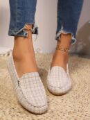 Mocasines de Lona Ligera en Talla Grande para Mujer