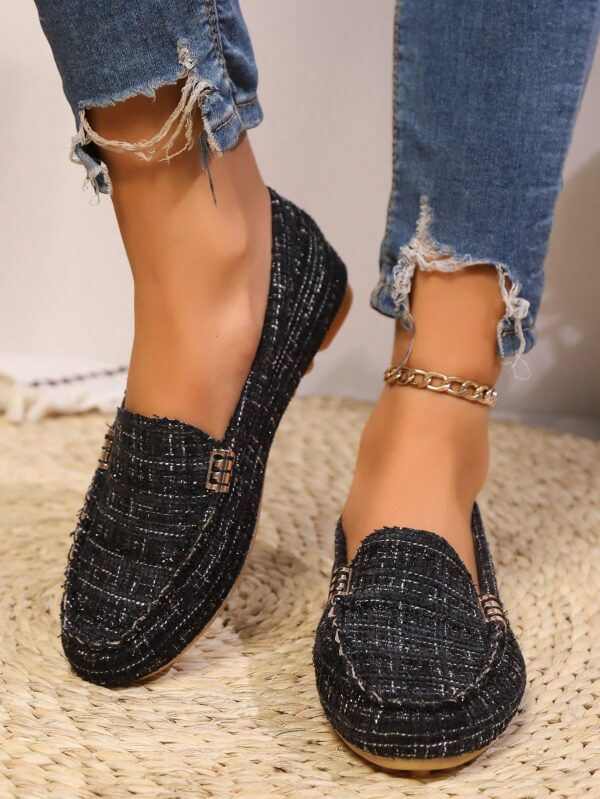 Mocasines de Lona Ligera en Talla Grande para Mujer - Image 42
