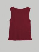 Chaleco Elegante de Botones Metálicos con Cuello Redondo