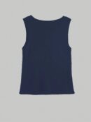 Chaleco Elegante de Botones Metálicos con Cuello Redondo