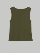 Chaleco Elegante de Botones Metálicos con Cuello Redondo