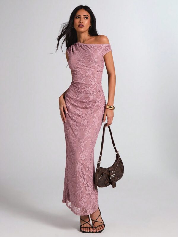 Vestido Largo Asimétrico Elegante Ajustado - Image 64