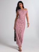 Vestido Largo Asimétrico Elegante Ajustado