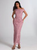 Vestido Largo Asimétrico Elegante Ajustado