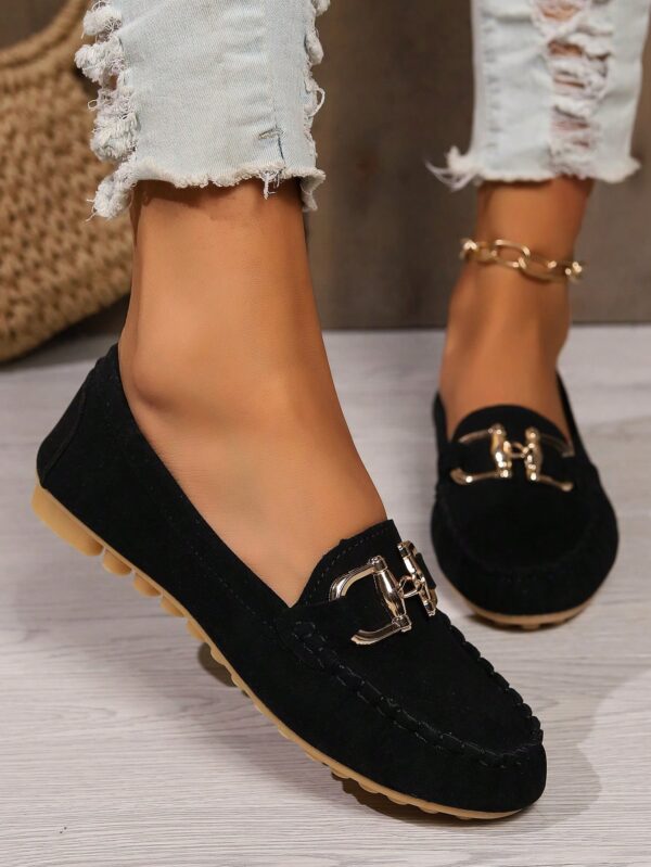 Mocasines Casuales de Mujer con Hebilla Metálica - Image 11