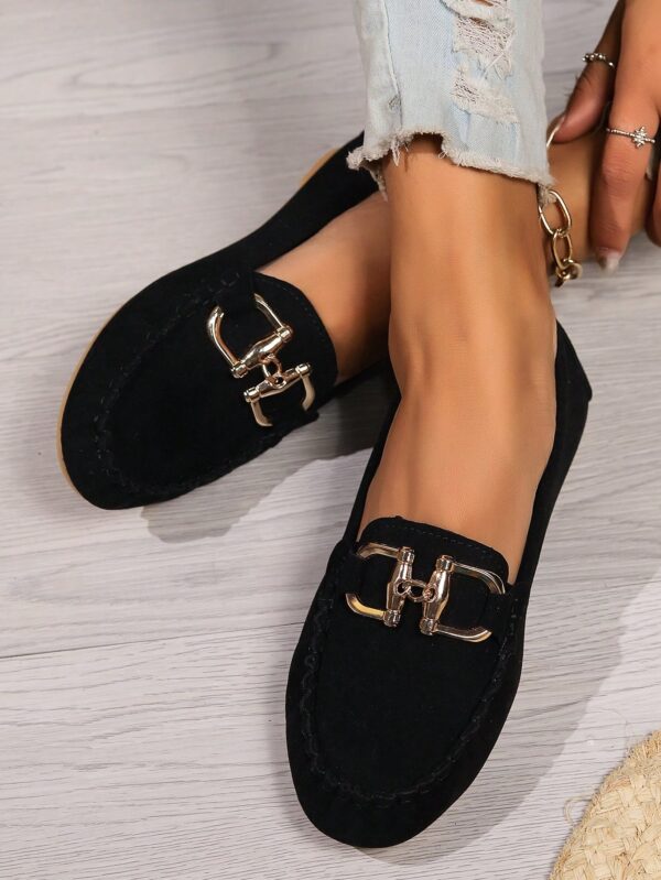 Mocasines Casuales de Mujer con Hebilla Metálica - Image 10