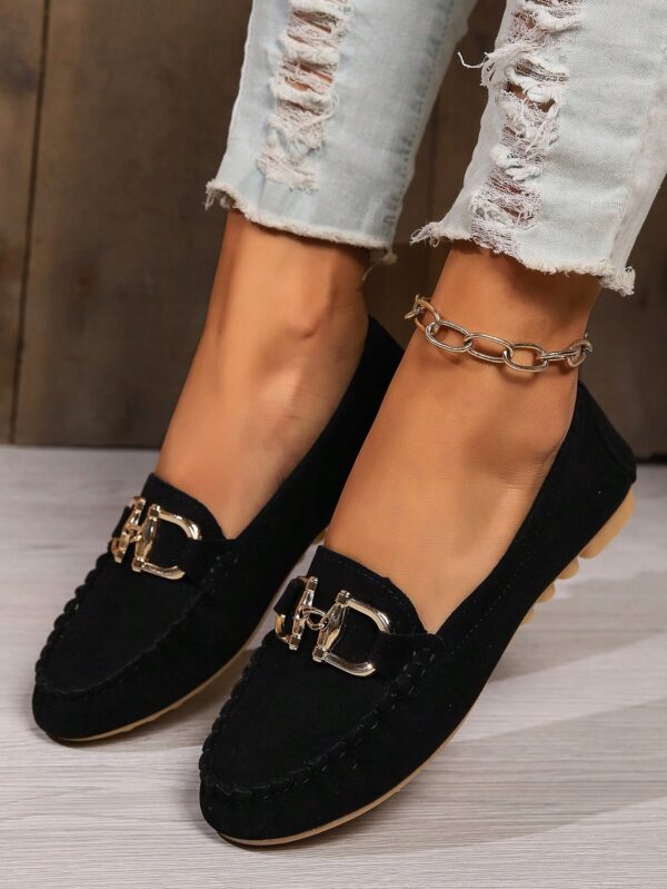 Mocasines Casuales de Mujer con Hebilla Metálica - Image 13