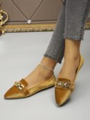 Mocasines Elegantes de Gamuza Negra con Punta Afilada