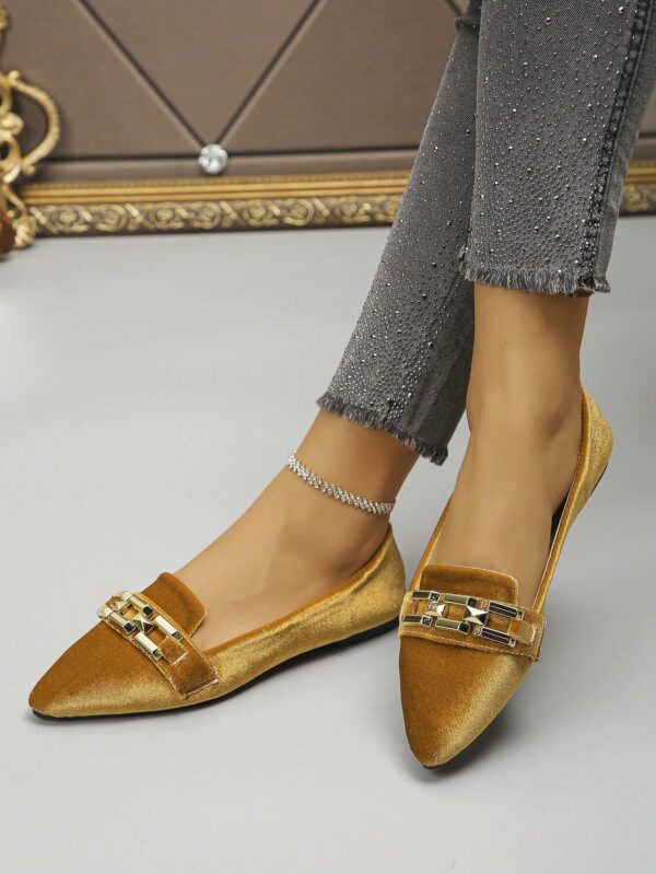 Mocasines Elegantes de Gamuza Negra con Punta Afilada - Image 36