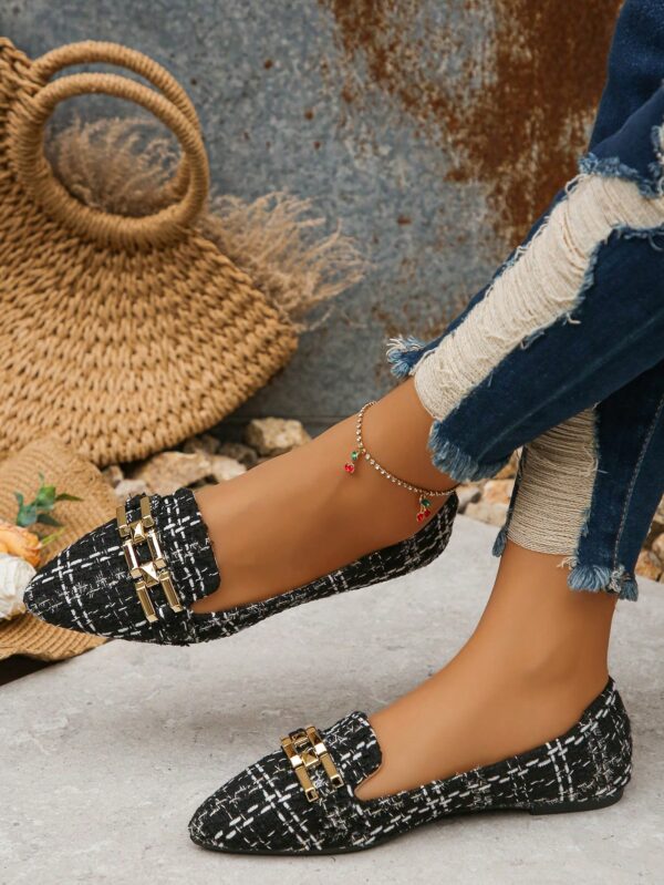 Mocasines Elegantes de Gamuza Negra con Punta Afilada - Image 57