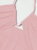 Vestido Largo Halter Sin Mangas con Espalda Descubierta y Abertura Lateral