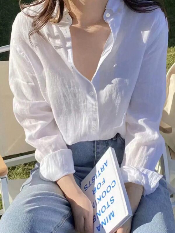 Camisa Estampada con Manga Larga y Hombros Caídos - Image 16