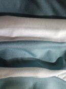Sweatshirt Casual con Cuello Ancho y Rayas, Manga Larga