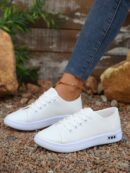 Zapatillas Deportivas y Casuales de Lona Liviana y Transpirable