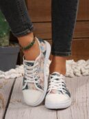 Zapatillas Deportivas y Casuales de Lona Liviana y Transpirable