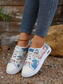 Zapatillas Deportivas y Casuales de Lona Liviana y Transpirable