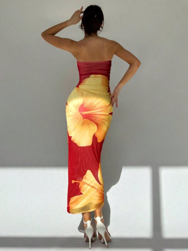 Vestido Tubo Asimétrico para Cena Romántica sin Mangas - Image 18