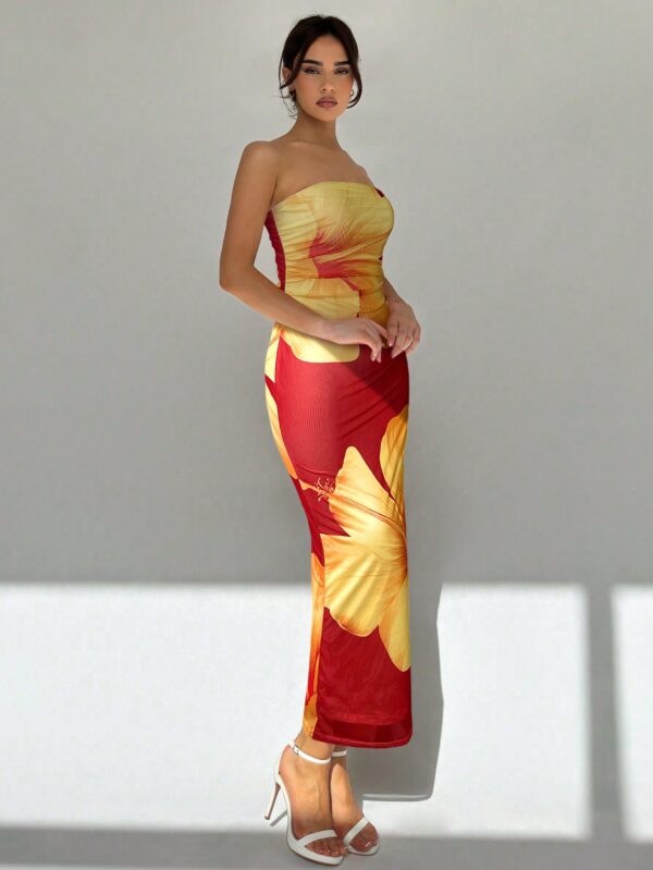 Vestido Tubo Asimétrico para Cena Romántica sin Mangas - Image 19