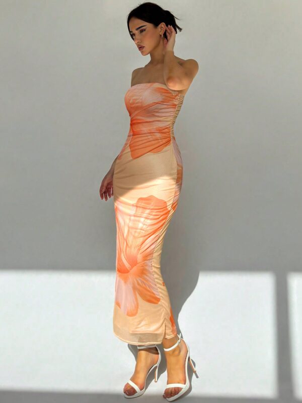 Vestido Tubo Asimétrico para Cena Romántica sin Mangas - Image 27