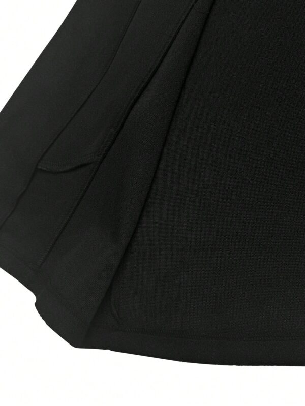 Chaqueta Midi Casual de Cuello Alto para Mujer - Image 9