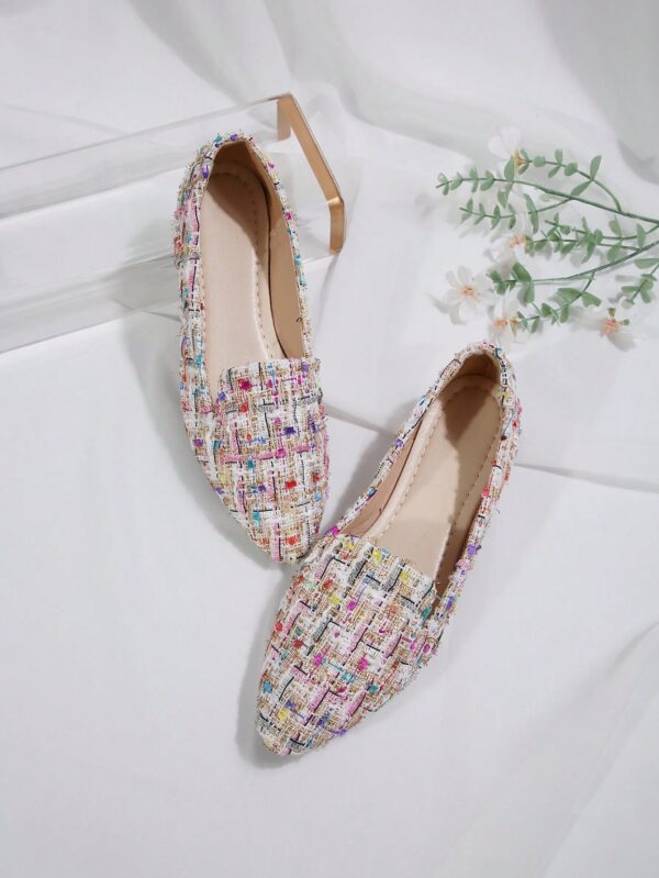 Zapatos Planos Estampados con Punta Afilada y Diseño Deslizable - Image 38