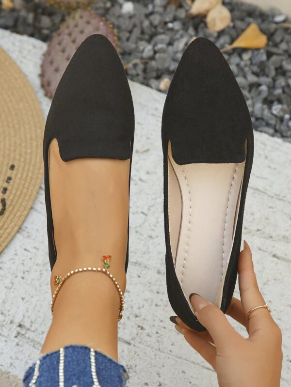 Zapatos Planos Estampados con Punta Afilada y Diseño Deslizable - Image 40