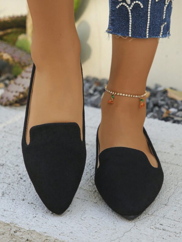Zapatos Planos Estampados con Punta Afilada y Diseño Deslizable - Image 44