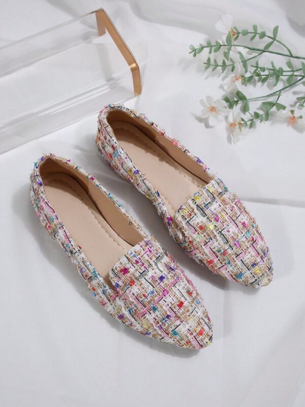 Zapatos Planos Estampados con Punta Afilada y Diseño Deslizable - Image 39