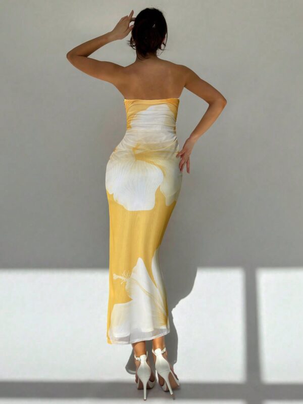 Vestido Tubo Asimétrico para Cena Romántica sin Mangas - Image 30
