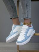 Zapatillas Deportivas Casual para Mujer en Blanco Chic