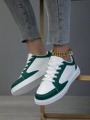 Zapatillas Deportivas Casual para Mujer en Blanco Chic