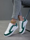 Zapatillas Deportivas Casual para Mujer en Blanco Chic