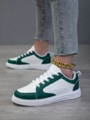 Zapatillas Deportivas Casual para Mujer en Blanco Chic