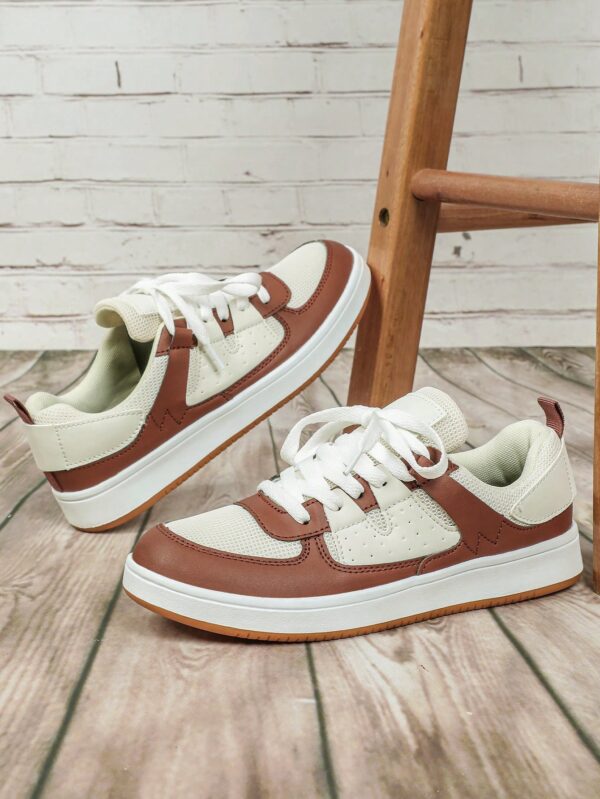 Zapatillas de Skate Outdoor de Cuero y Malla Transpirable - Image 17