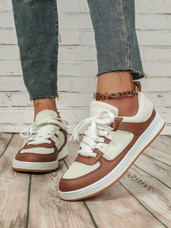 Zapatillas de Skate Outdoor de Cuero y Malla Transpirable - Image 16