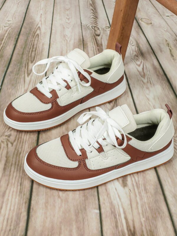 Zapatillas de Skate Outdoor de Cuero y Malla Transpirable - Image 18