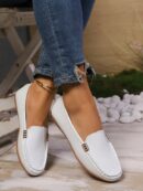 Mocasines de Lona Ligera en Talla Grande para Mujer